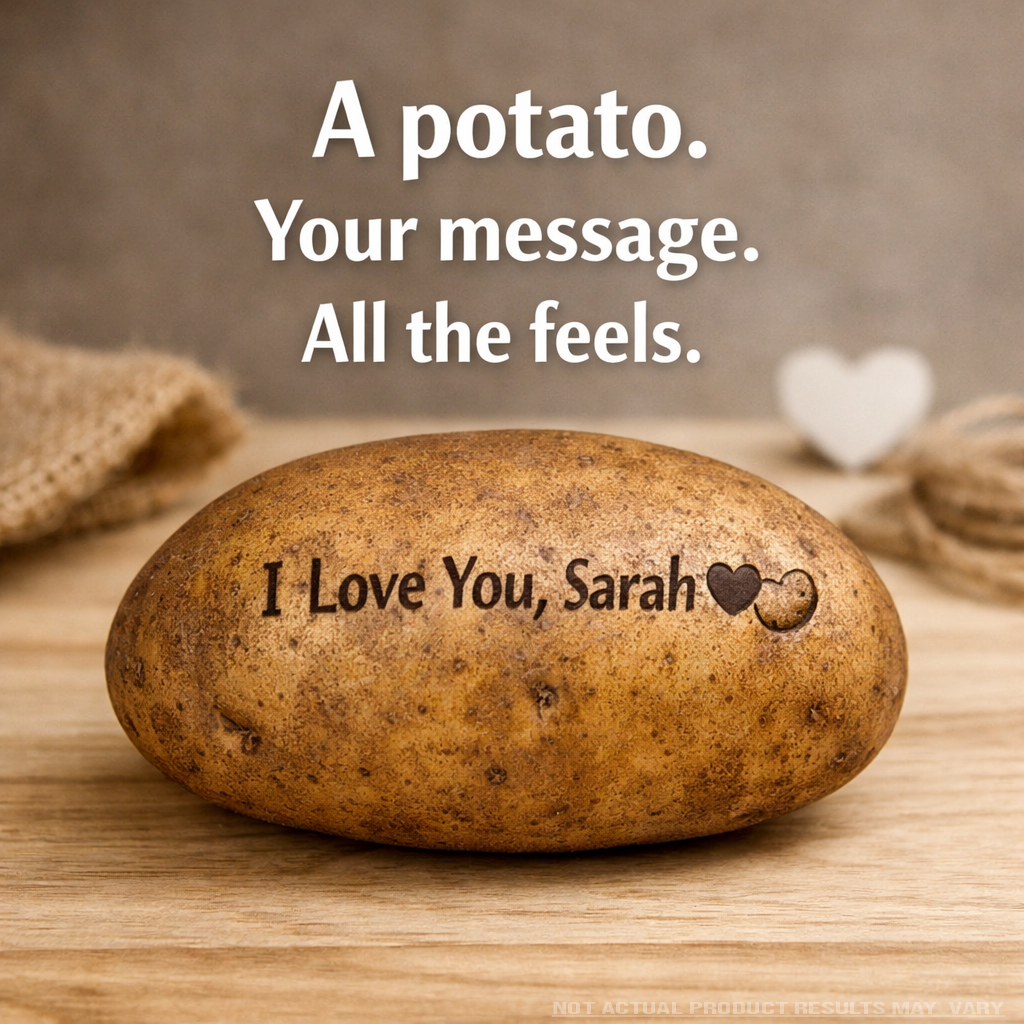 🥔 Custom Engraved Potato